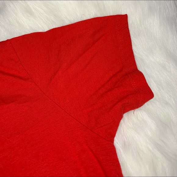 MICKEY MOUSE RED SHORT SLEEVE GRAPHIC TEE - Picture 2 of 4